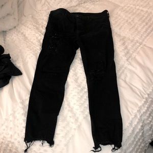 Distressed American Eagle Jean